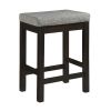 4pc Counter Height Dining Set Espresso Finish Counter Height Table w Drawer Built-in USB Ports Power Outlets and 3 Stools Casual Dining Furniture